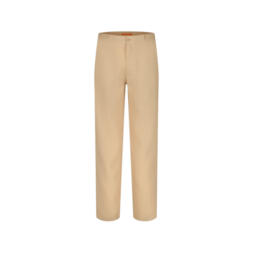 Rivieras European Union Beige Fatigue Pants apparel handmade in Spain.